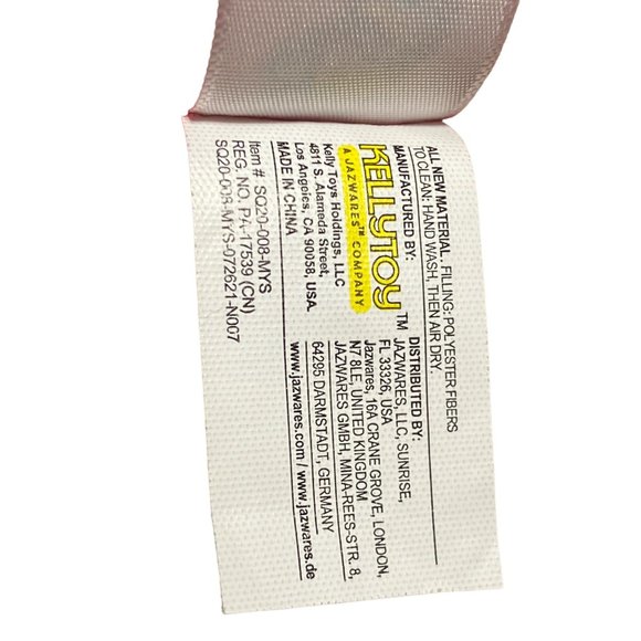 Squishmallow 8" Reva Strawberry Soft Tie Dye Red Plush - Picture 11 of 12